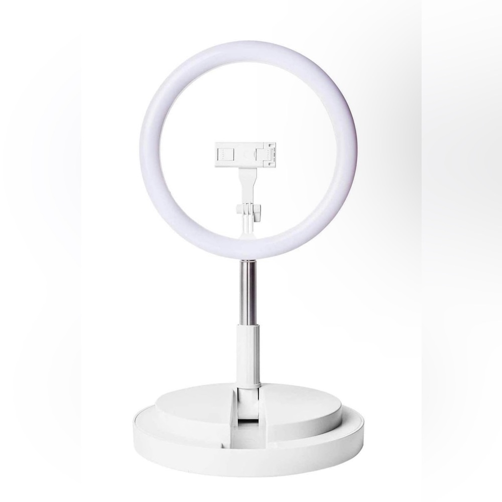 NWOT RING LIGHT  STAND WITH  PHONE HOLDER  WITH BOX